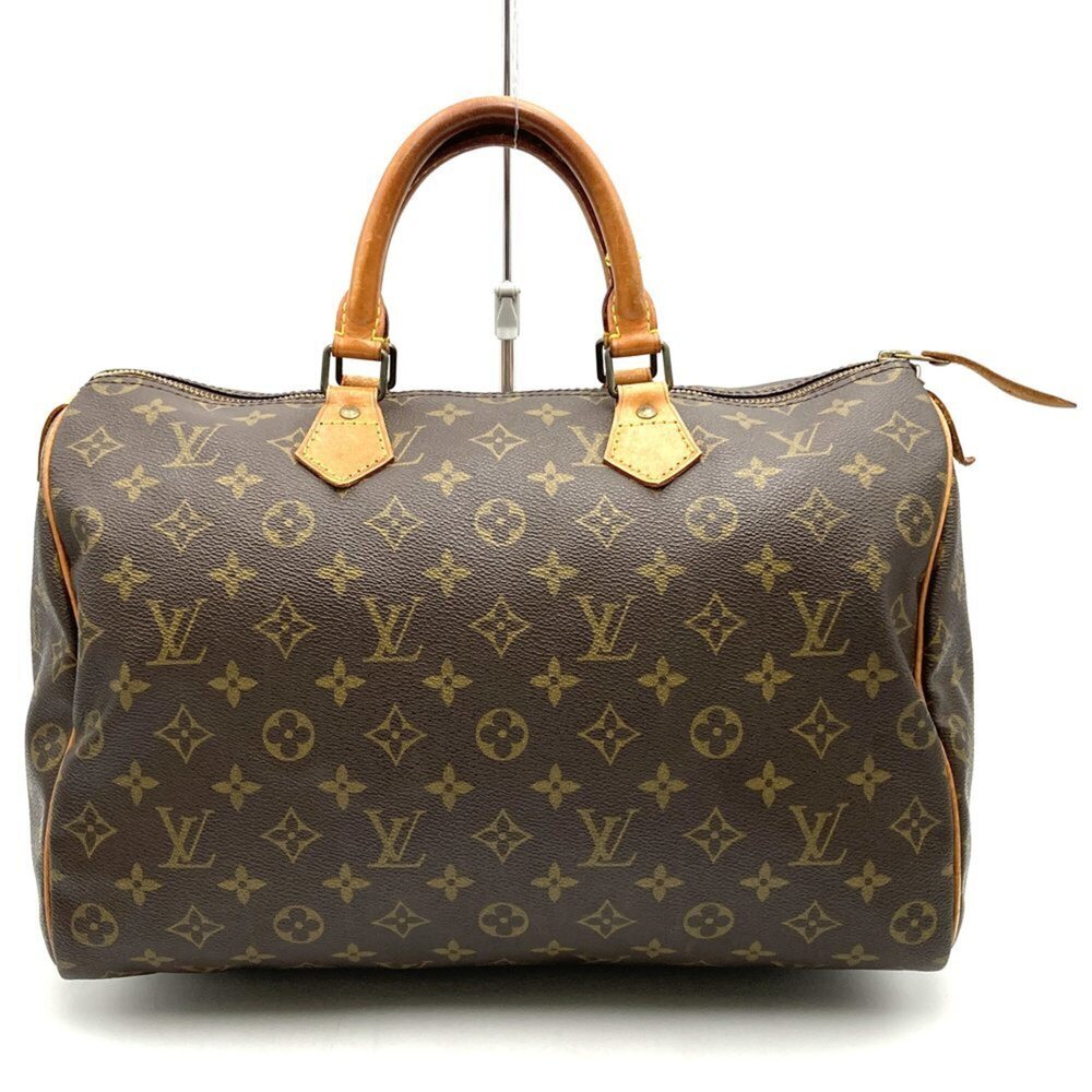 LOUIS VUITTON Brown Monogram Speedy 40 Boston Bag - Picture 1 of 10